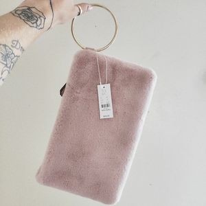 NY&C fluffy clutch